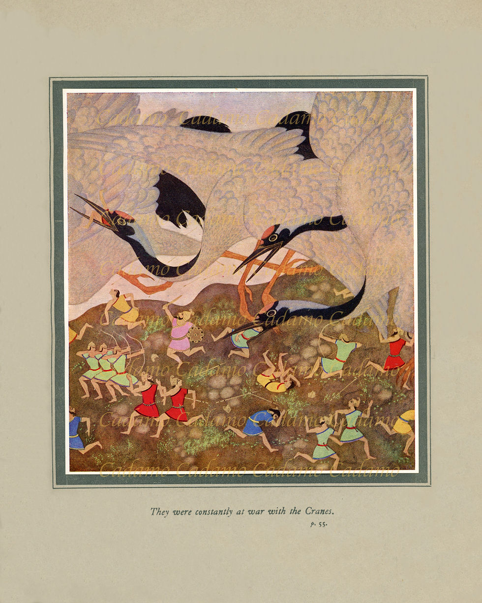 The Cranes by Edmund Dulac