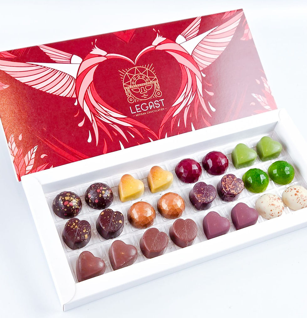 Miniature : Boite 24 Pralines Spéciales 1 étage - 250g  (1 drawer)