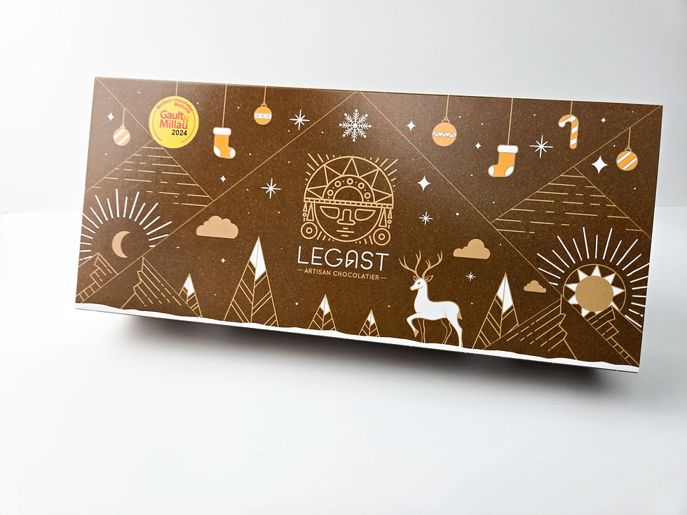 Miniature : Boîte 72 Pralines Ed. Festive 750g / (3 drawers)