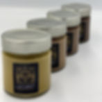 Natural hazelnut, chocolate, pecan and caramel spreadsa tartiner naturelles