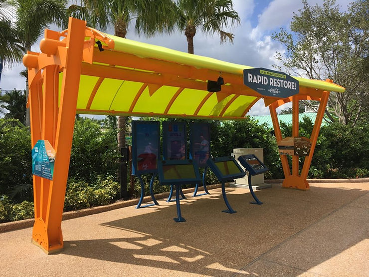 Infinity Falls canopy project SeaWorld