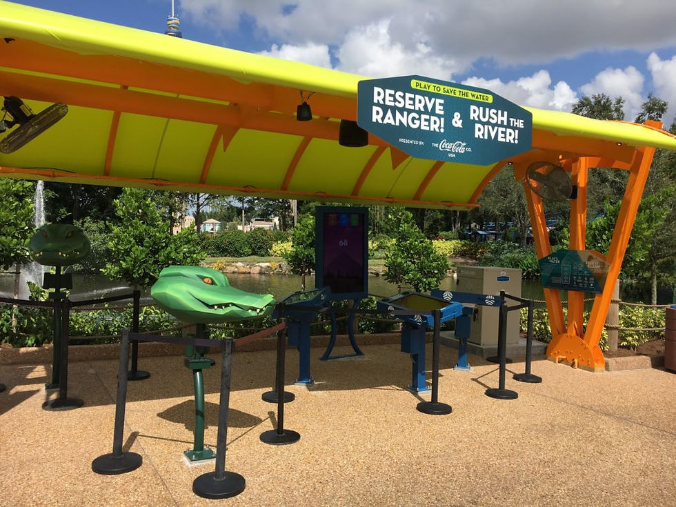 Infinity Falls canopy project SeaWorld