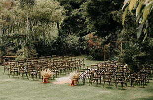 Wedding venue lawn space