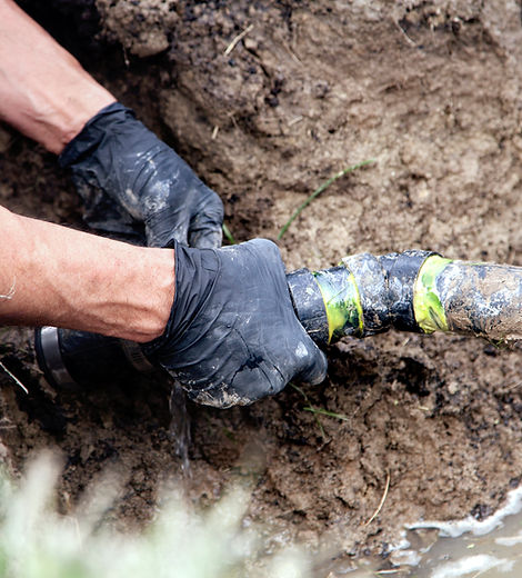 Man Holding Pipe