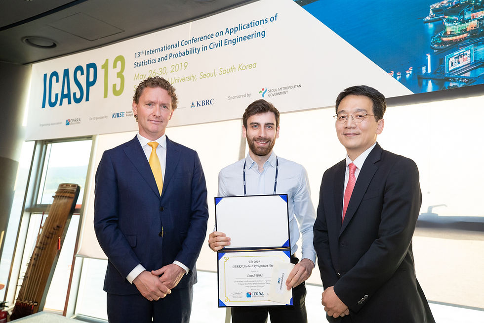 David Wilkie, CERRA Student Award, Seoul, South Korea, May 2019