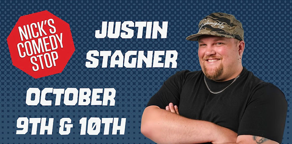 SPECIAL EVENT Justin Stagner LIVE at Nicks 10/9