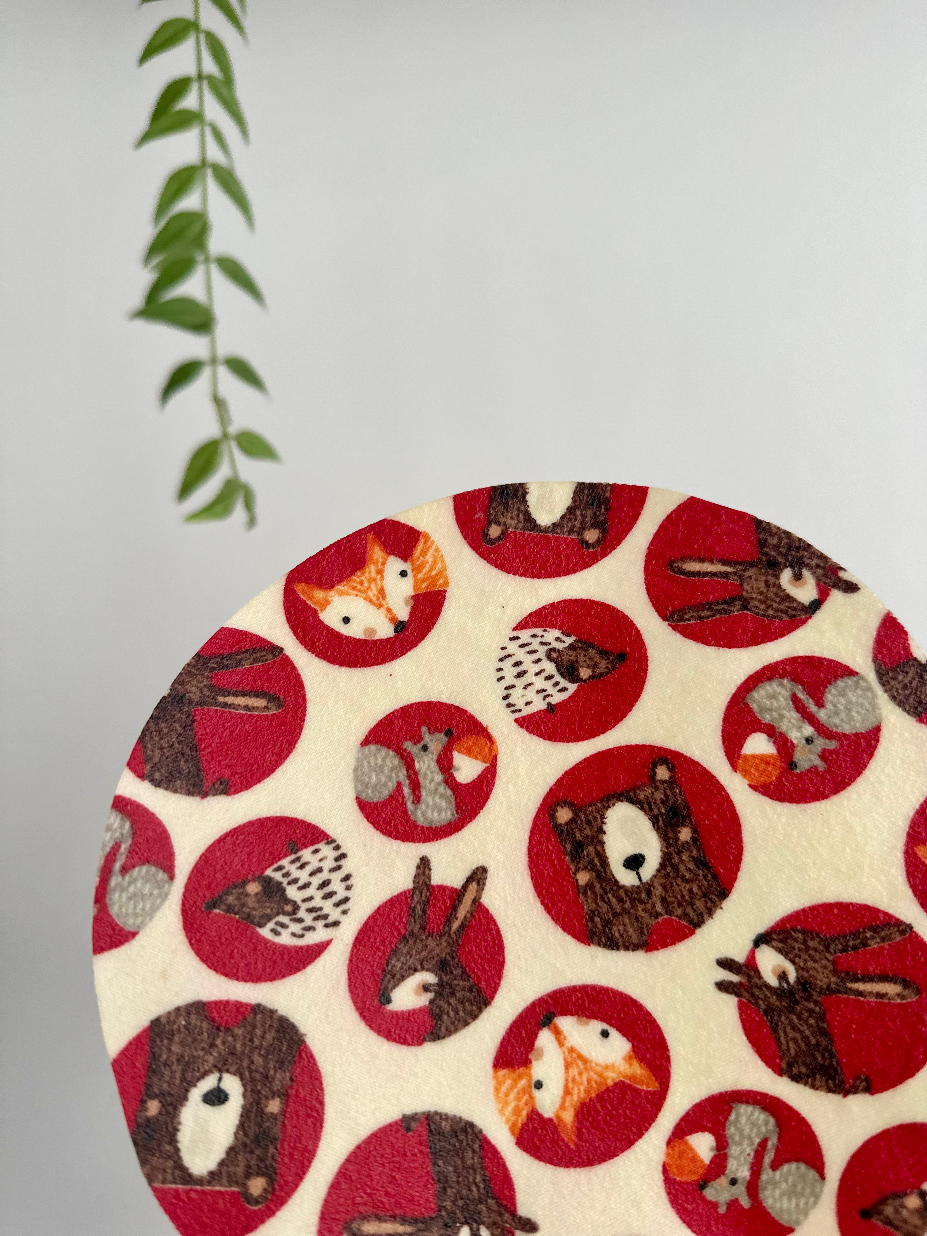 Forest Friends Beeswax Wrap - 6" Round