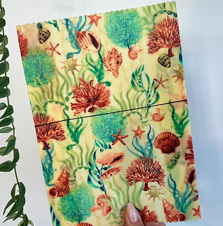 Square Beeswax Wrap 10x10"' – Ocean Theme