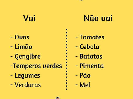 Você sabe que alimento deve e o que não deve ir na geladeira?