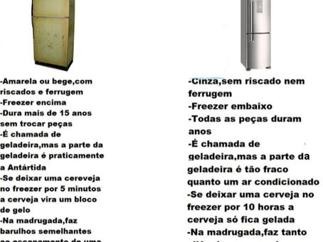 E a sua geladeira? É raiz ou Nutella? 🤣🤣Todo mundo já teve uma geladeira raiz né!Conta pra gente