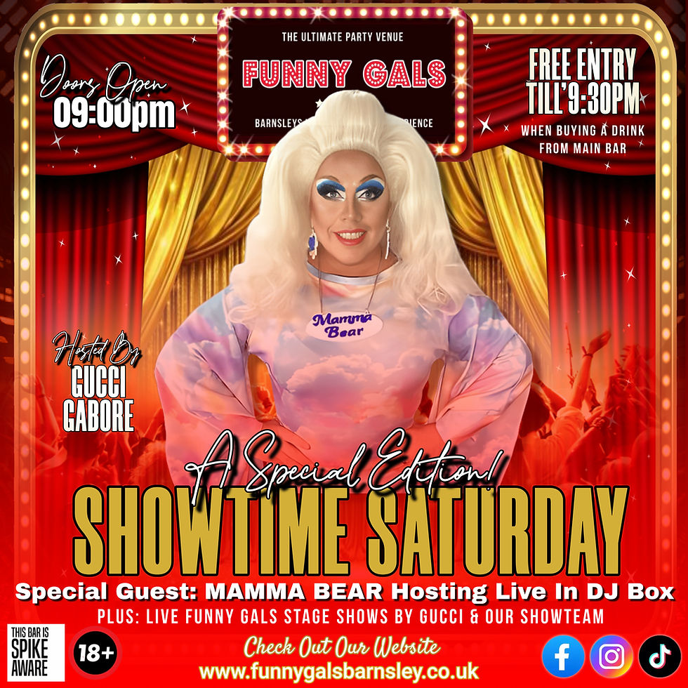 Mamma Bear LIVE A Special Edition Showtime Saturday