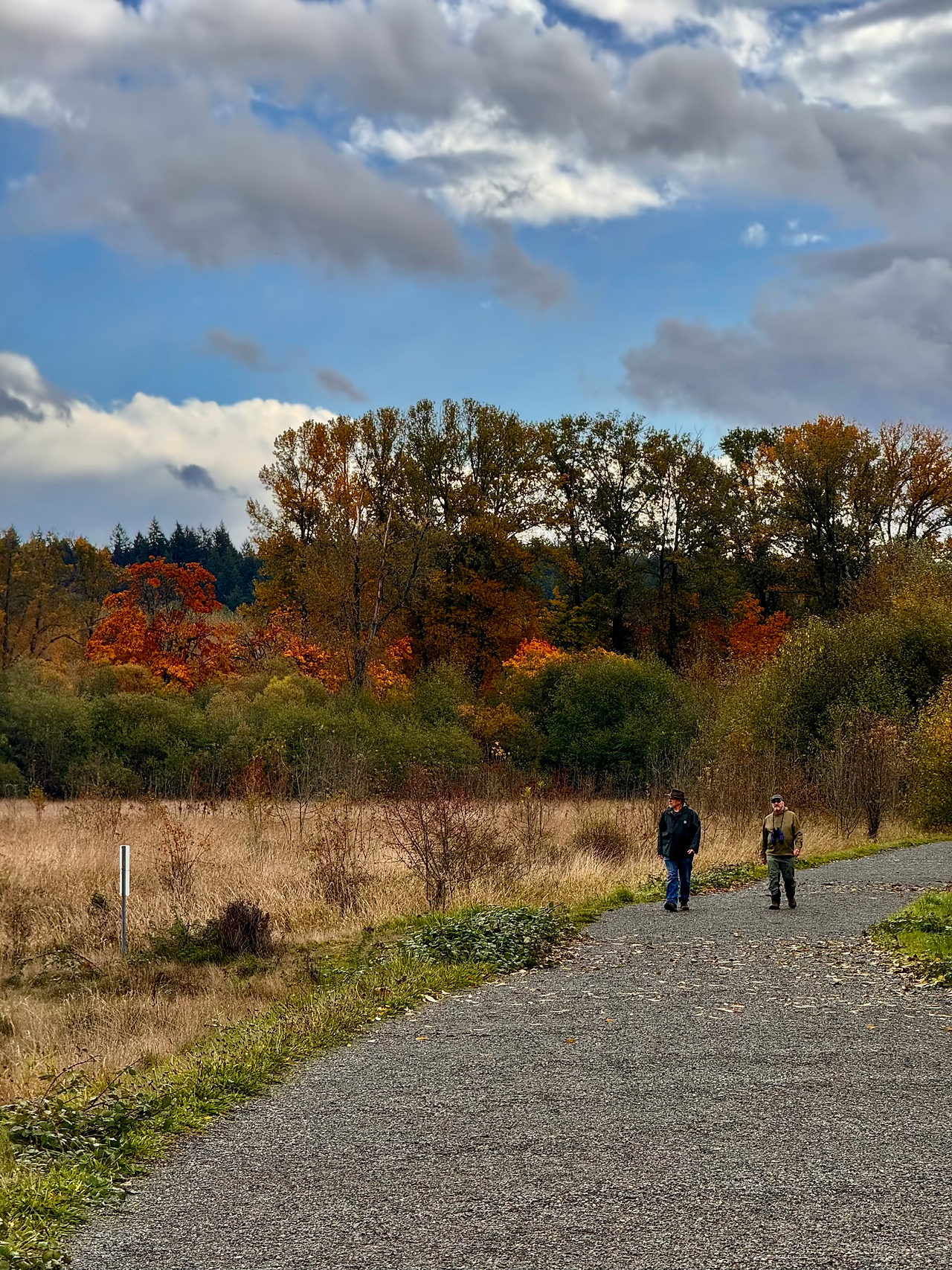 John and Craig at Nisqually Nature Reserve
