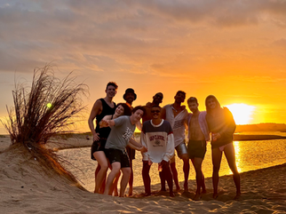 Beach crew with Diego and Nawel