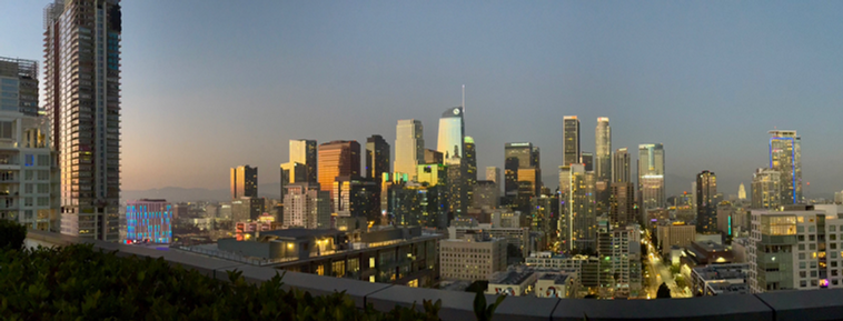 LA skyline
