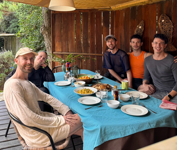 Weekend 2 crew: Austin, Courtney (Chile), Rob, Alejandro, Jack
