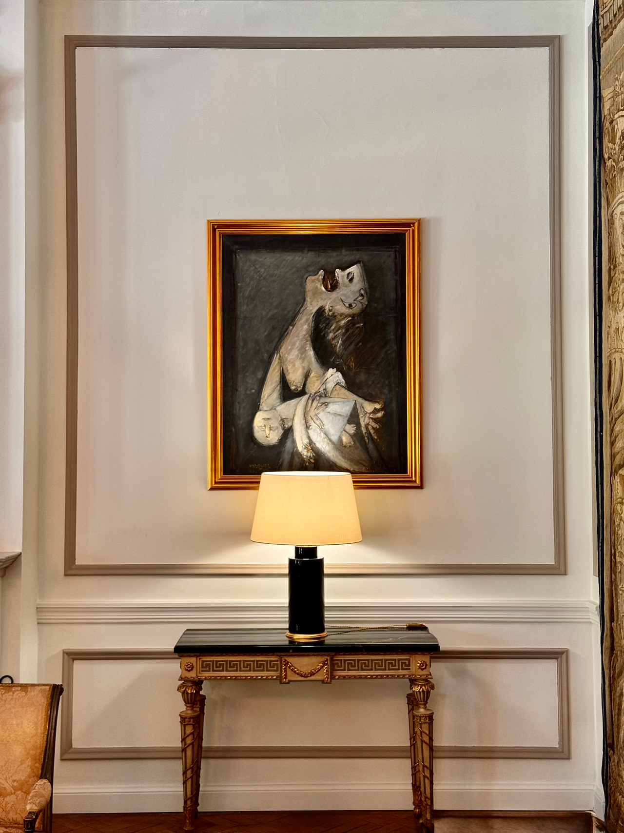 Modern art and furniture at the Spanish Ambassadors Residence