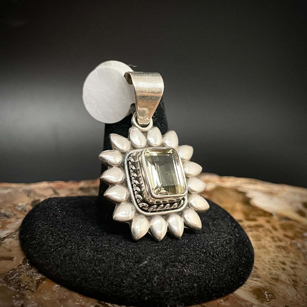 Thumbnail: Citrine Sterling Silver Pendant 
