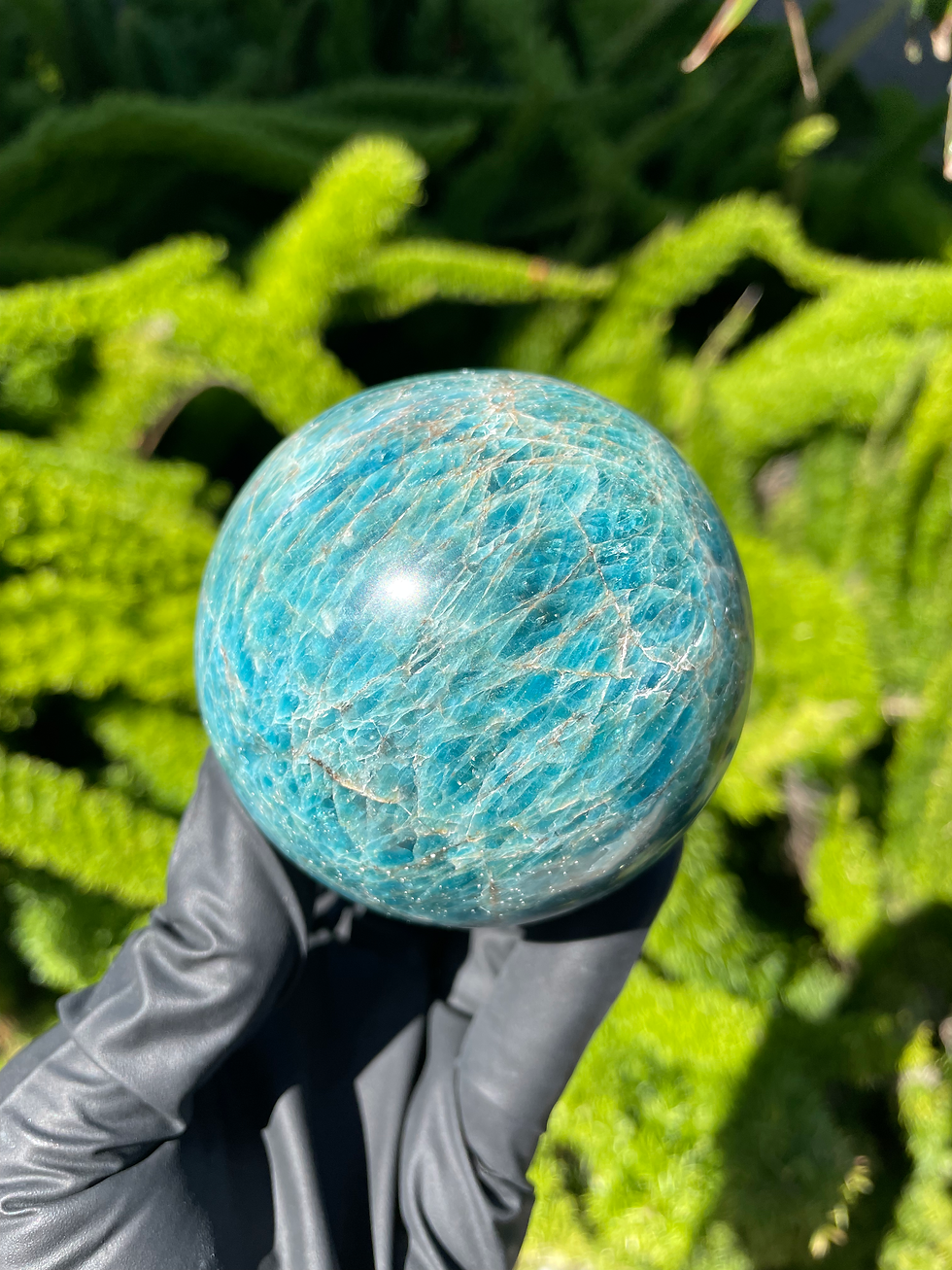 Thumbnail: Blue Apatite Sphere