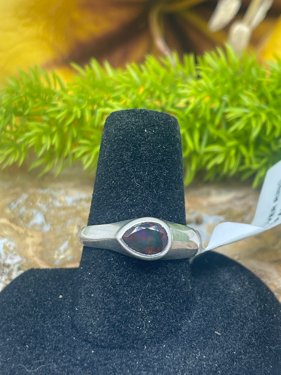 Thumbnail: Ethiopian Opal Sterling silver size 8