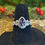 Thumbnail: Amethyst Sterling Silver Ring - Teardrop