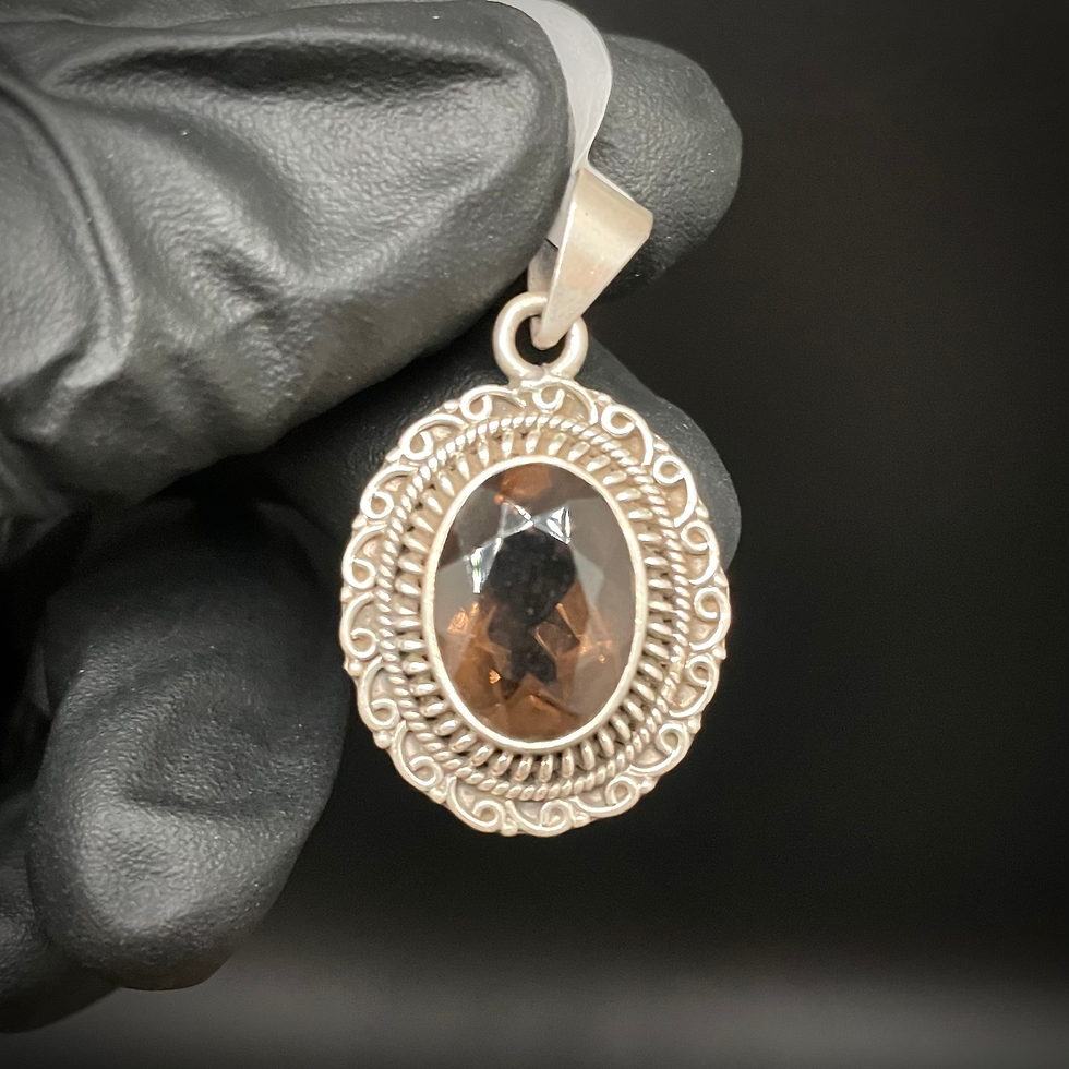 Thumbnail: Smoky Sterling Silver Pendant