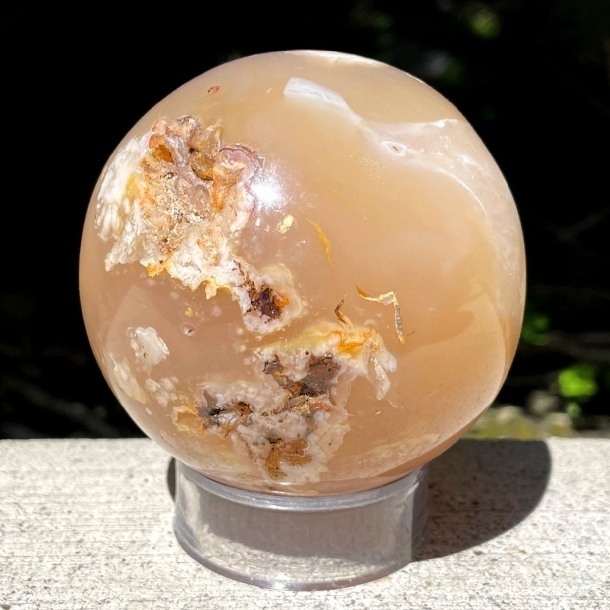 Flower Agate Sphere #2
