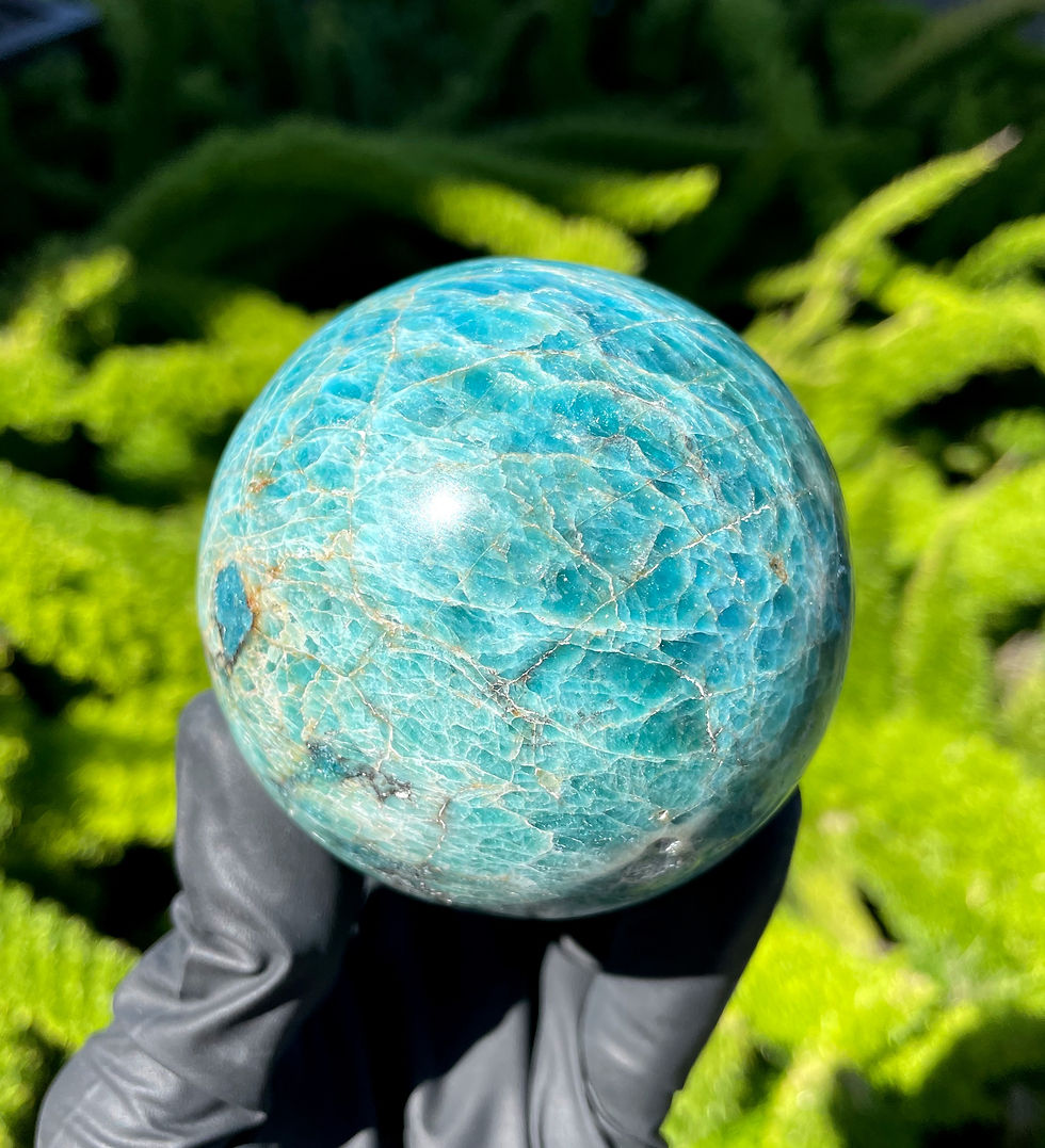 Thumbnail: Blue Apatite Sphere