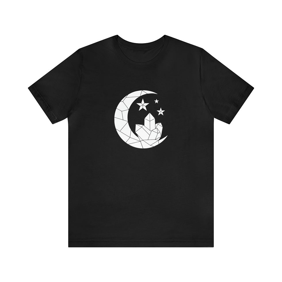 Thumbnail: Crystal Moon - Unisex Jersey Short Sleeve Tee