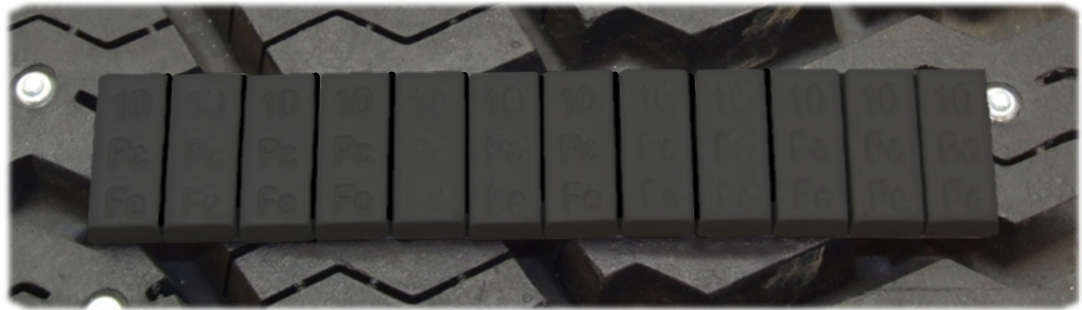 Klebevekt SUV / Last 12x10g ANTRAZIT