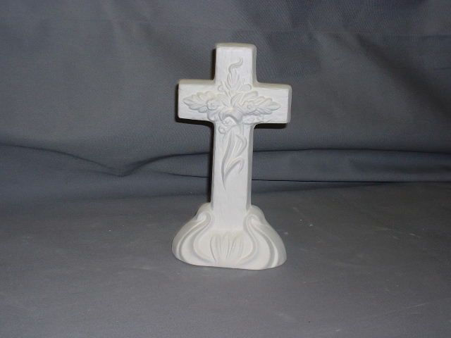 Cross with flowers