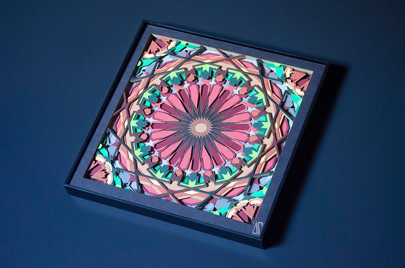 Thumbnail: Sacred geometric wall hanging