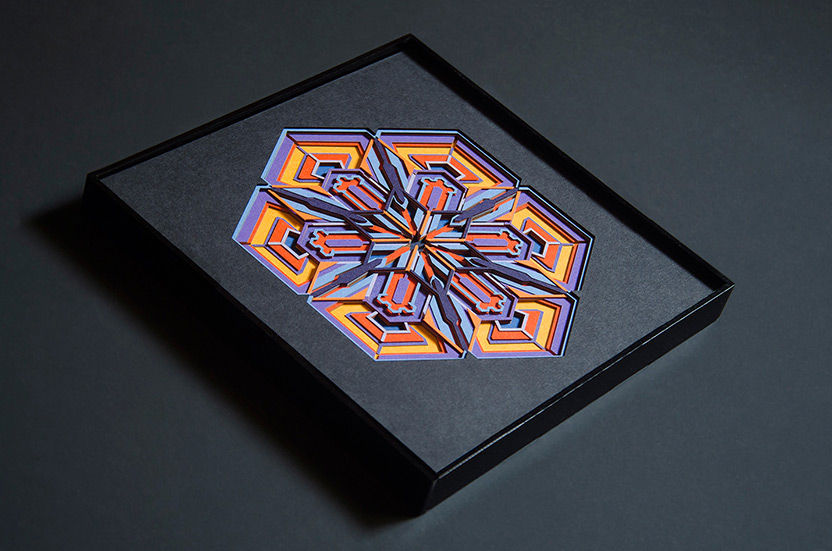 Thumbnail: Floral Paper cut gift for a loved one