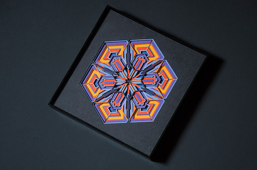 Thumbnail: Floral paper sculpture for a modern home decor