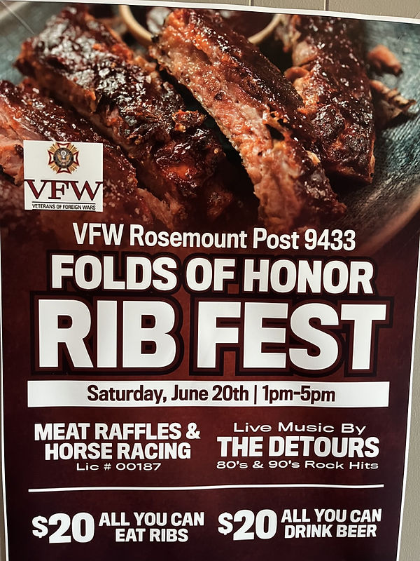 RIB FEST 20JUN2026 - 1PM-5PM Rosemount VFW Post 9433.jpg