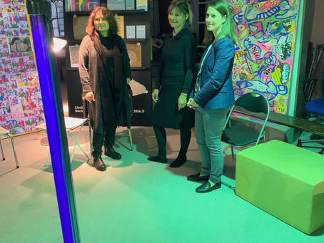 Bildimpressionen "GANG durch BERLIN" am 7. April mit Nancy Barouk-Hasler und Ursula Wolf