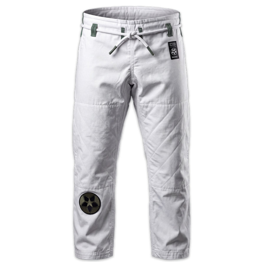 Thumbnail: KNOXX Youth Jiu Jitsu "Kusari Elite" White/Olive/Black Gi