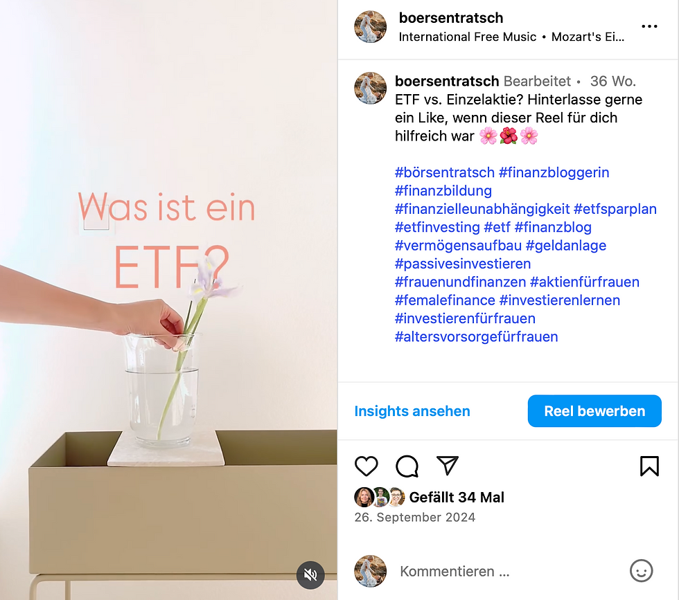 Was ist der Unterschied zwischen einem Exchange Traded Funds (ETF) vs. einer Einzelaktie?