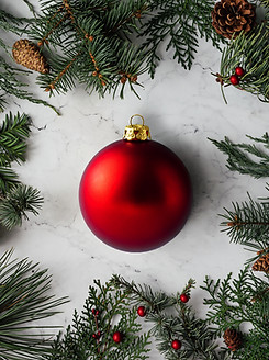 Red Christmas Ornament