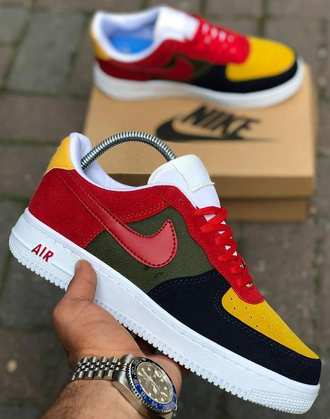 nike air force 1 mustard suede