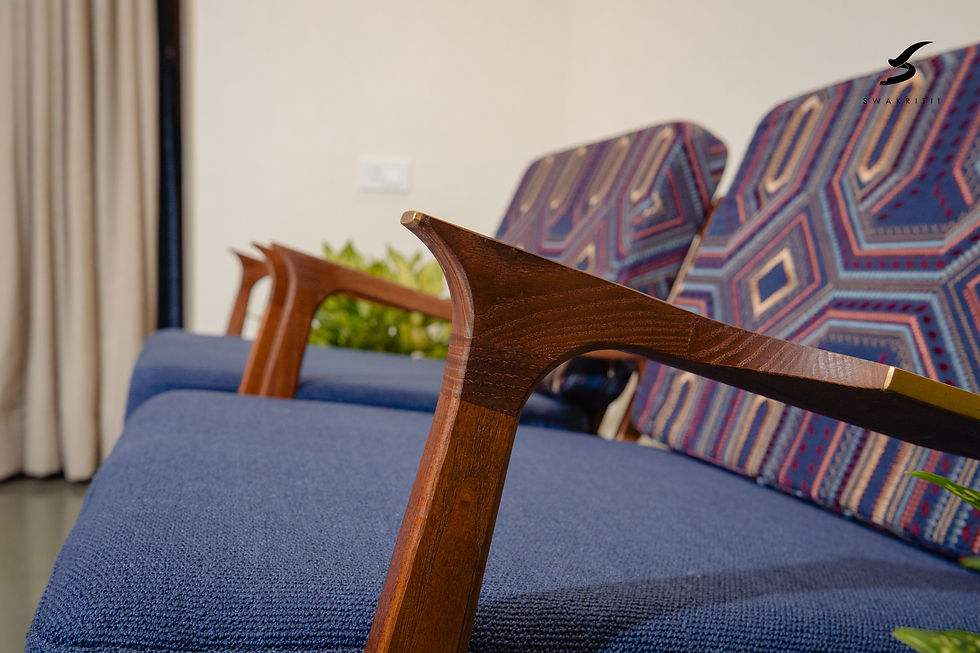 Solid wood accent chairs