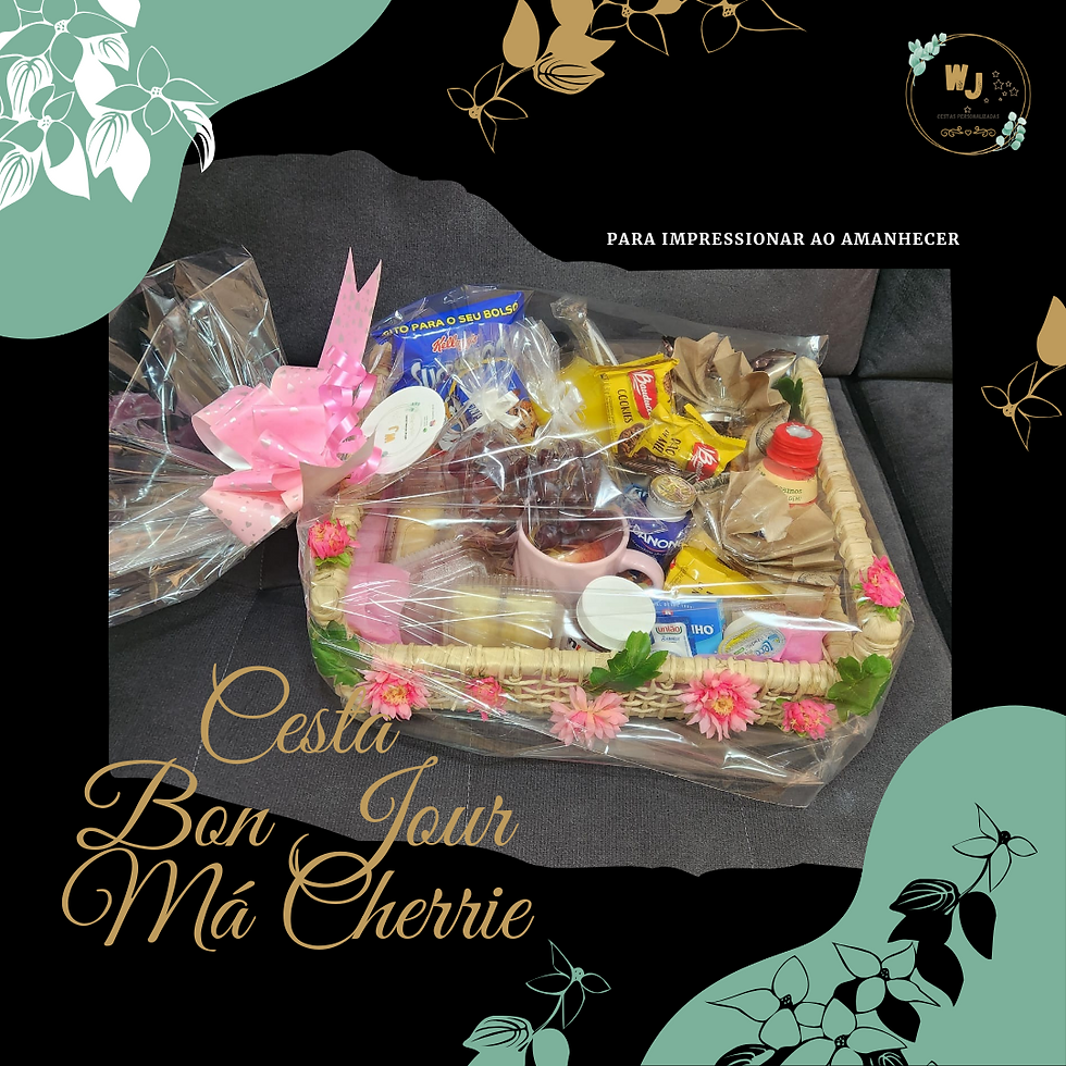 Cesta Bon Jour Má Cherie