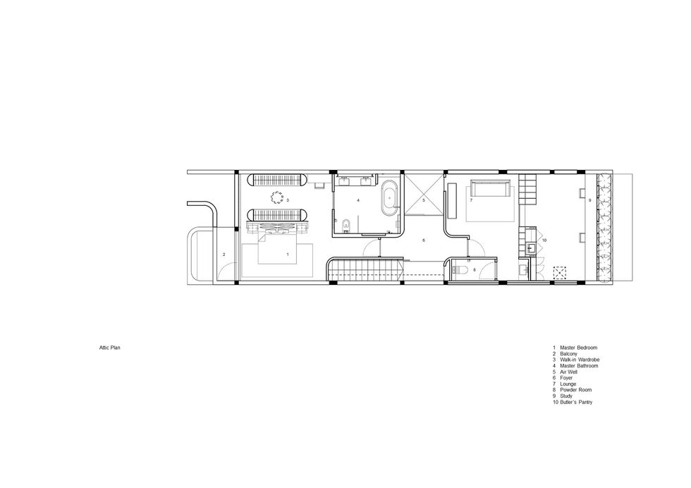 Curlicue House_Attic Plan