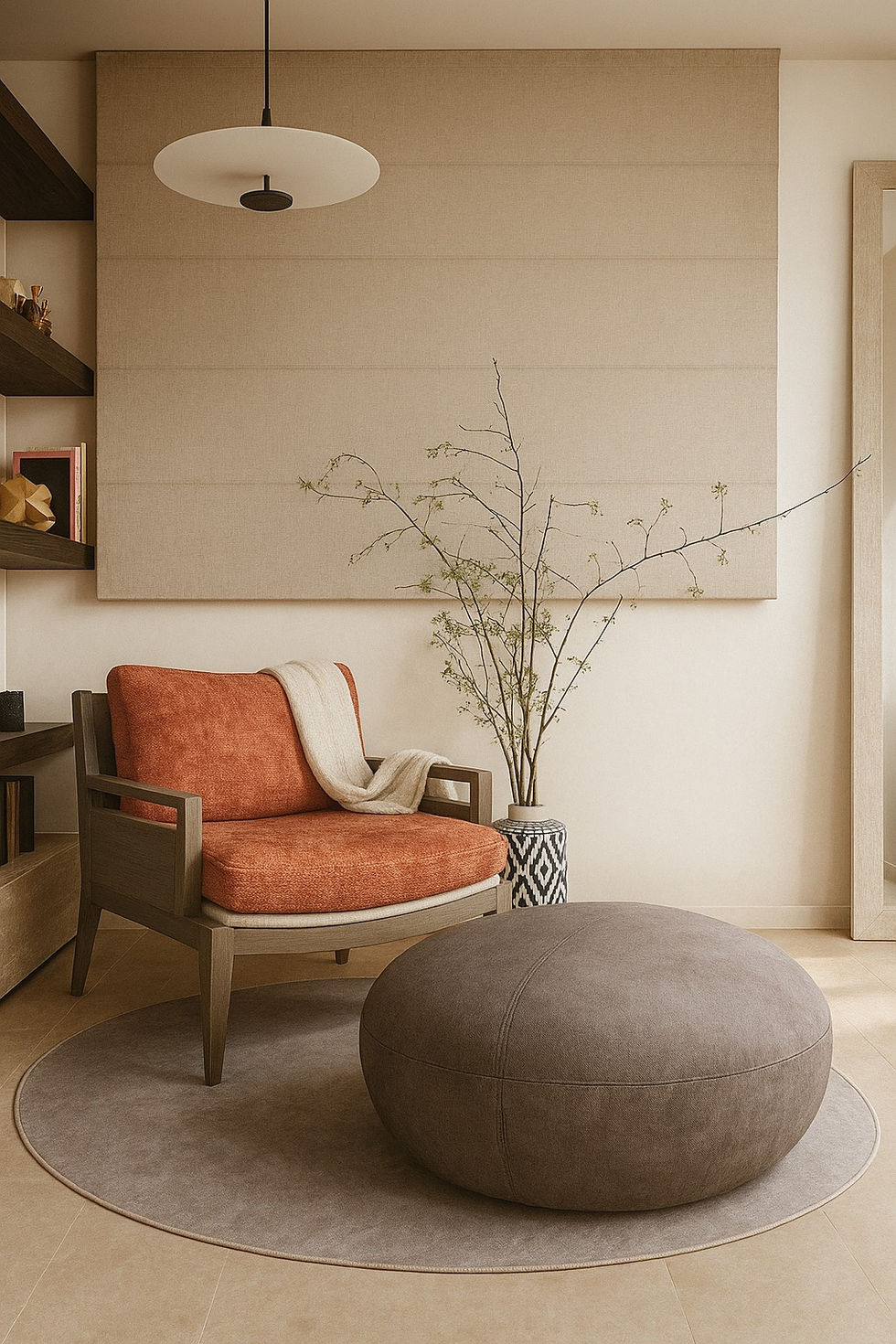 Apartment Sunset_Library Lounge