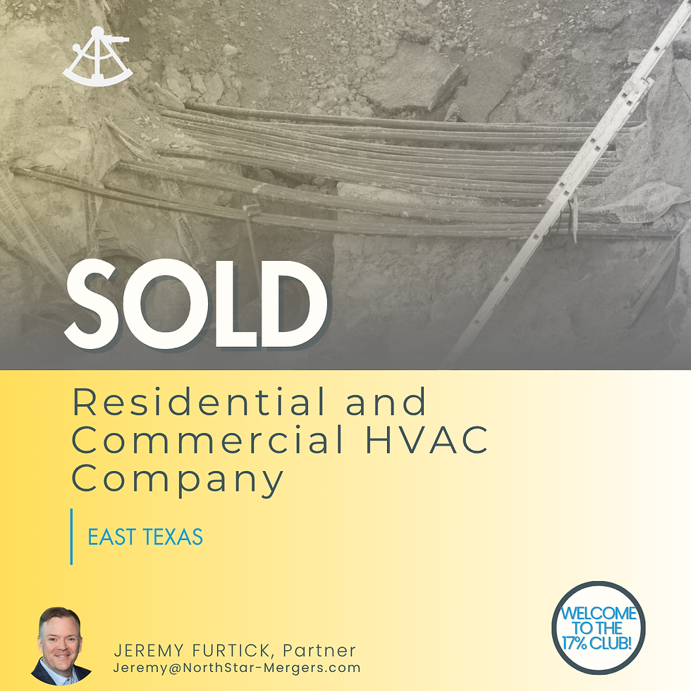 Texas HVAC Company Sold