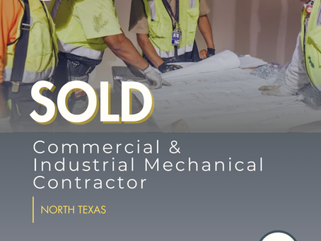 NorthStar Mergers & Acquisitions Announces Sale of NTD Mechanical