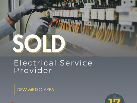 Sold Business Announcement in DFW Metro Area