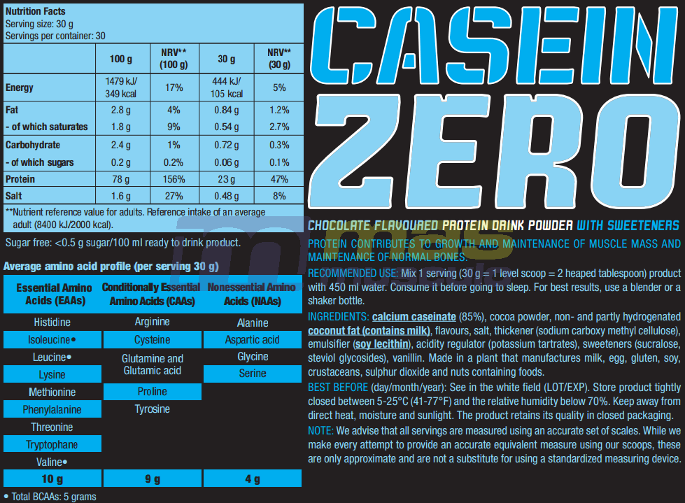 Miniature : CASÉINE ZÉRO - 908G