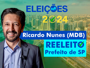 Ricardo Nunes é reeleito prefeito de São Paulo