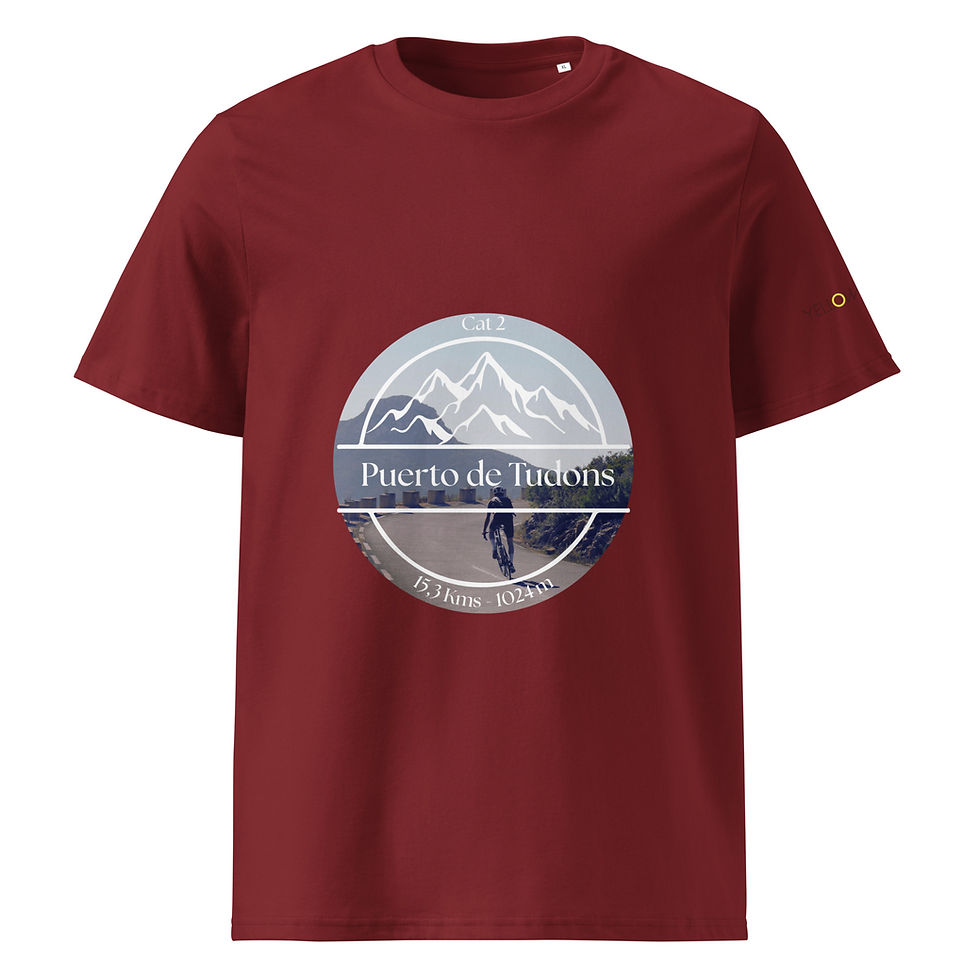 Thumbnail: Unisex organic cotton t-shirt "Puerto de Tudons"