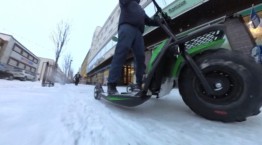 Why Skick's Electric Snowmobile Scooter Is the Ultimate Game-Changer ...